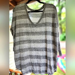 Market & Spruce Careen V-neck Dolman Sleeve Knit Top by Stitch Fix